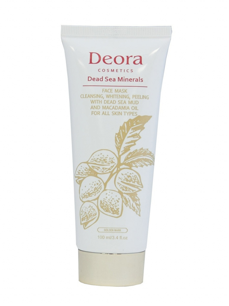 Masque nettoyant et blanchissant de la mer morte Deora à la boue de la mer Morte