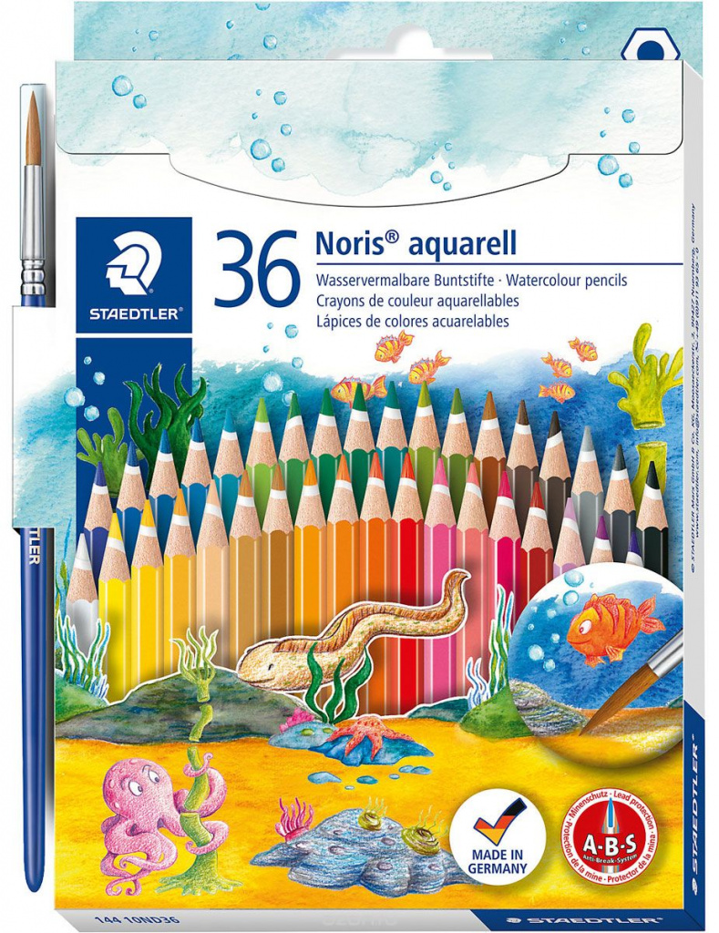 SET DE PIERRES D'EAU STAREDTLER NORIS CLUB AVEC BROSSE 36 COULEURS.jpg