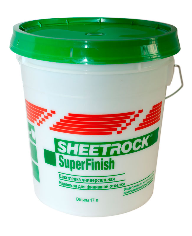 Sheetrock superfinish