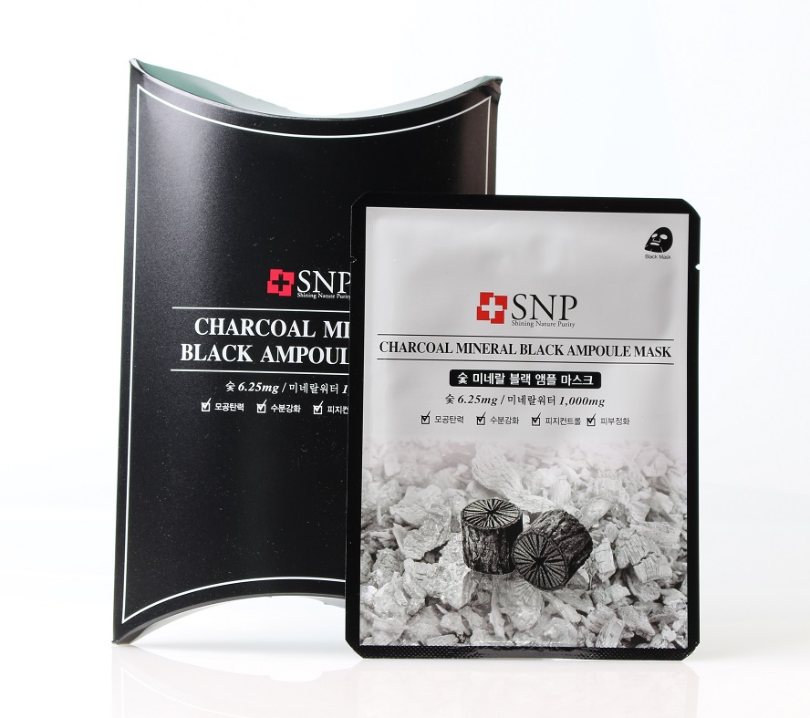 MASQUE DE MODÉLISATION ALGINATE AVEC CARBON SNP CHARCOAL MINERAL BLACK AMPOULE MODELING MASK.jpeg