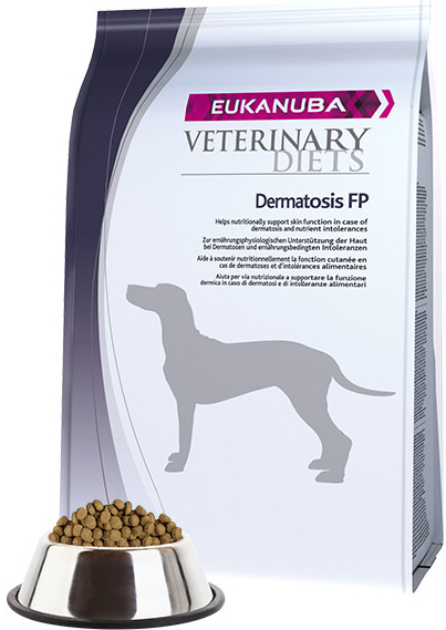 Réponse d'Eukanuba Dermatosis FP