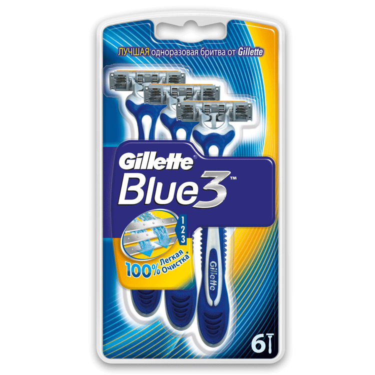 Gillette bleu 3