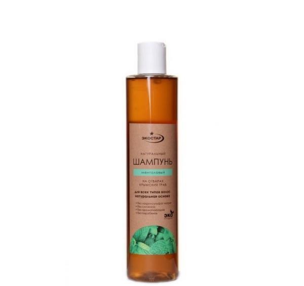 ECO Star Natural Shampooing Menthol pour cheveux gras