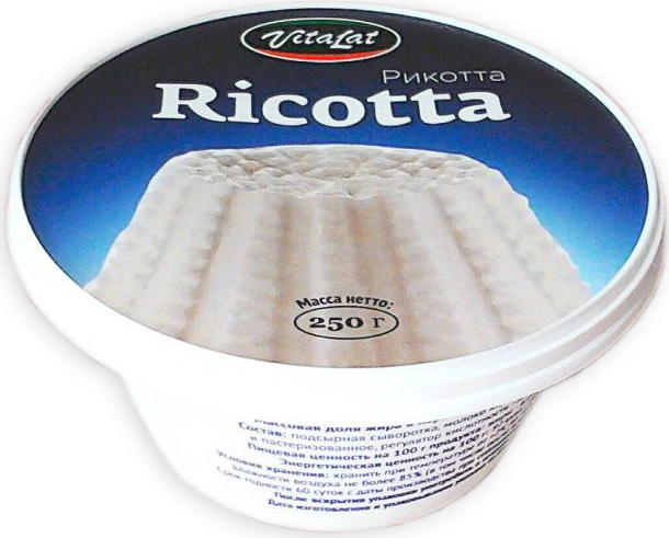 Ricotta au fromage Vitalat, 40%