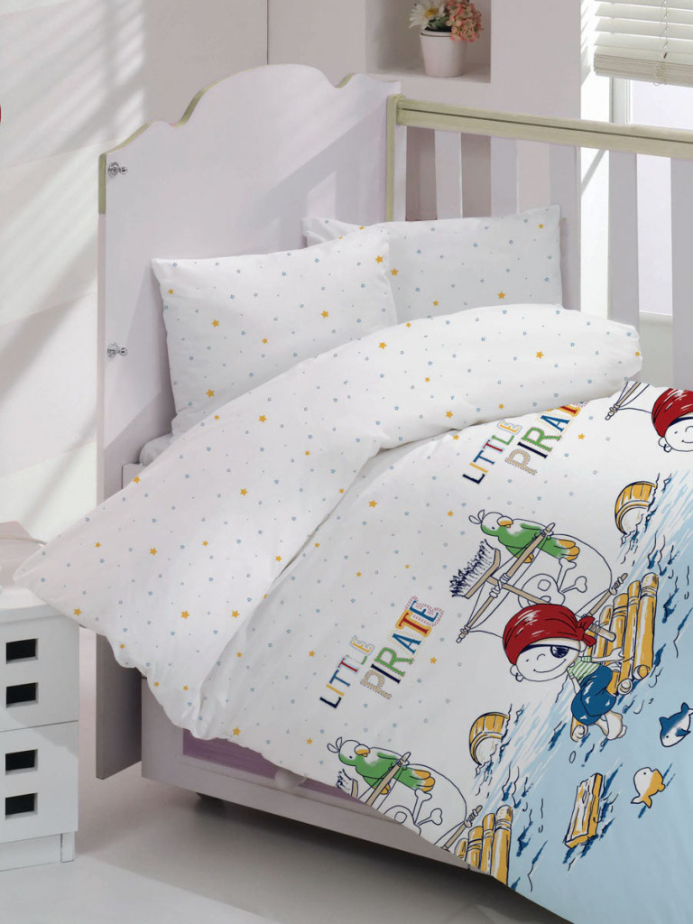 Arya home collection / Linge de Lit Arya Ranfors pour Bébé 100X150 Petit Pirate