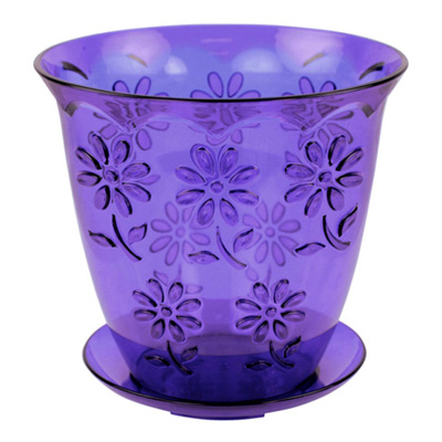 CHIEN POT ALTERNATIVE, POUR ORCHIDÉE, COULEUR VIOLET, 1,5 L