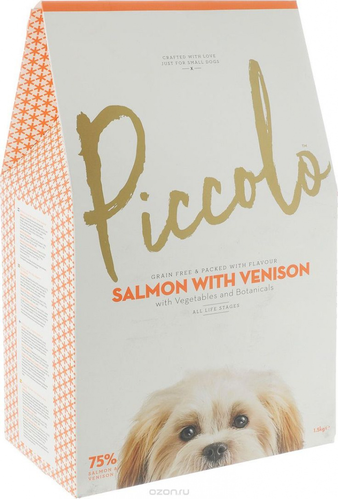 Piccolo Petits Chiens Saumon au Venaison