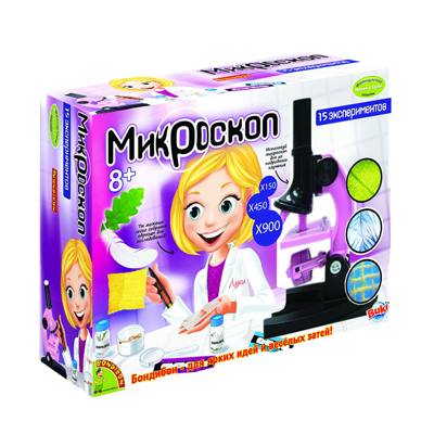 BONDIBON SET POUR EXPERIENCE MICROSCOPE POUR FILLES