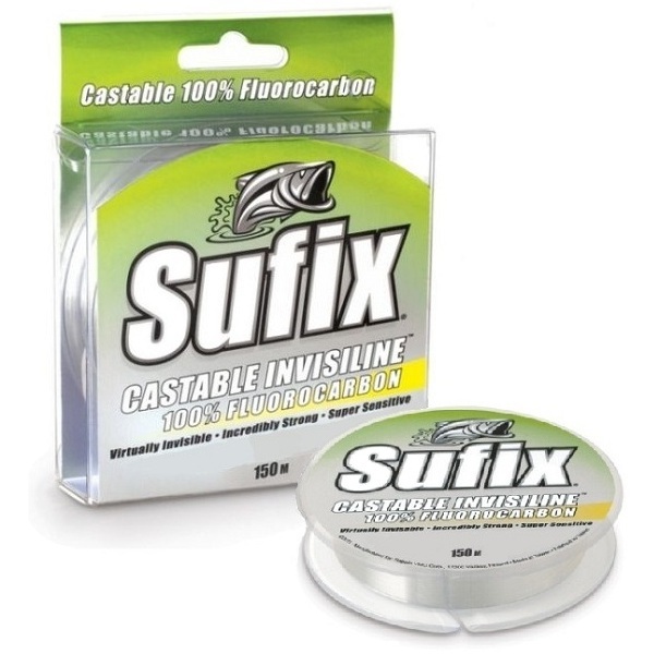 Sufix Castable 100% Fluorocarbon Clear