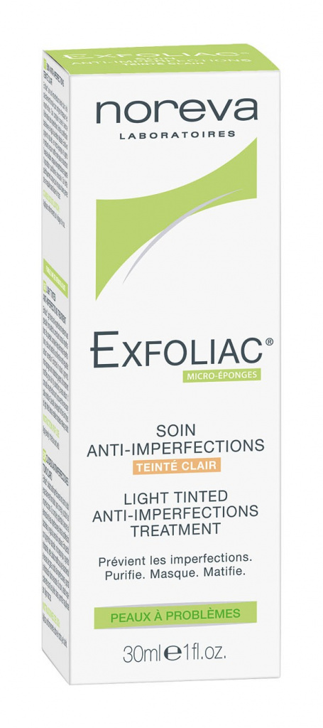 EXFOLIAC SOIN ANTI-IMPERFECTIONS TEINTE CLAIR DE NOREVA.jpg