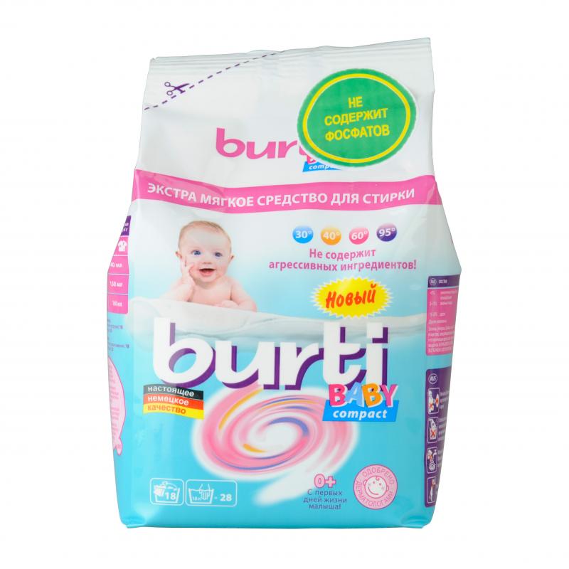 Détergent à lessive concentré pour enfants Burti, 900 ml