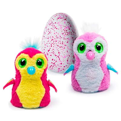 HATCHIMALS 19100-PEN-ROSE HATCHIMALS PENGUIN - OEUF INTERACTIF