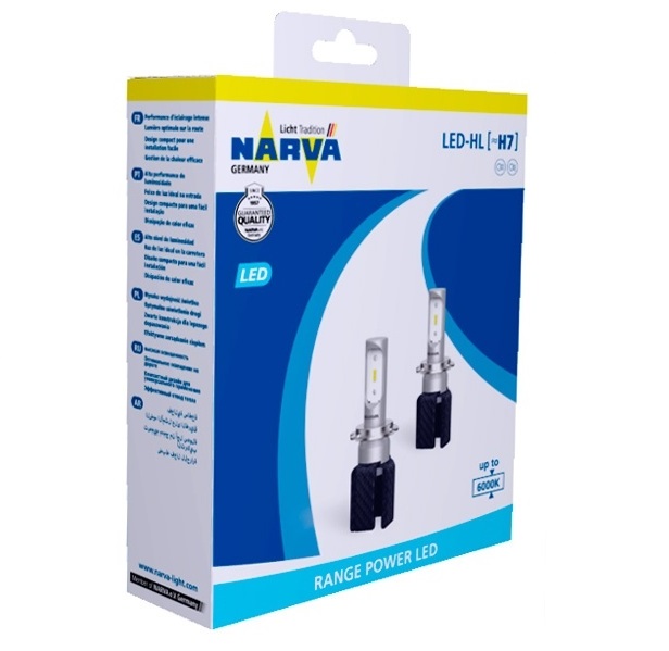 Narva H7 RANGE POWER 6000K