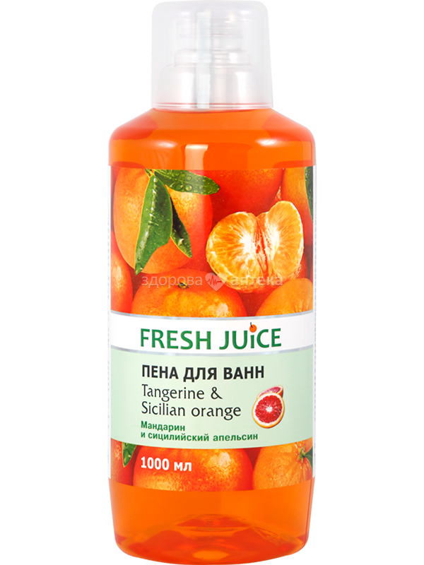 Mandarine et orange sicilienne, jus de fruits frais, 1 L