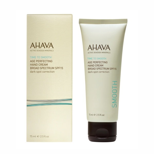 Crème pour les mains Ahava Age Perfecting de Time To Smooth SPF 15