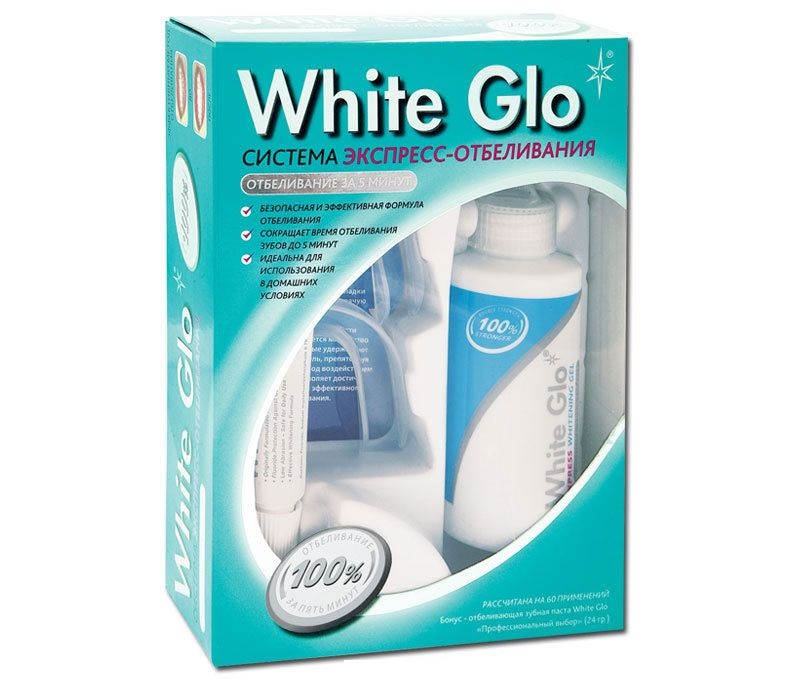 Système de blanchiment express White Glo