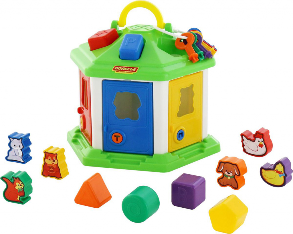 Polesie Sorter Logic house, couleurs dans l'assortiment