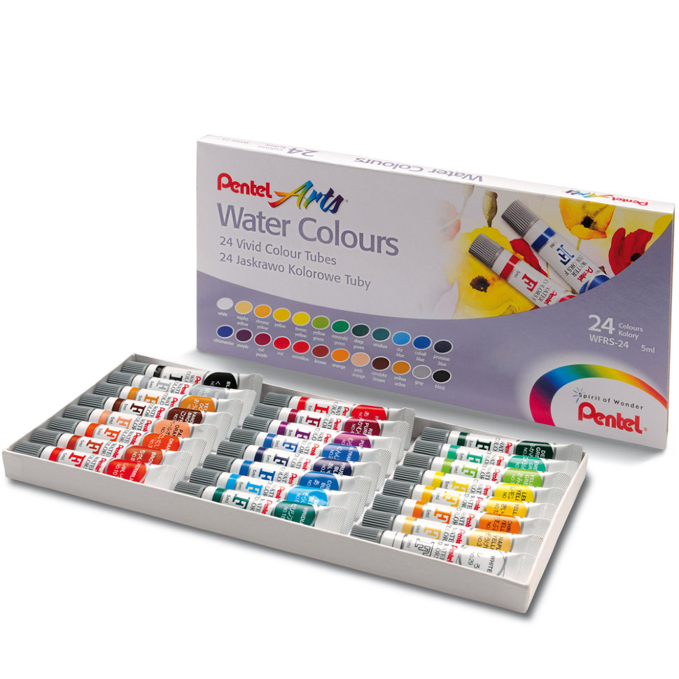 Pentel Water Colours 24 couleurs