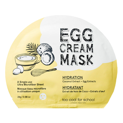 MASQUE À LA CRÈME D'OEUF, TROP COOL POUR L'ÉCOLE